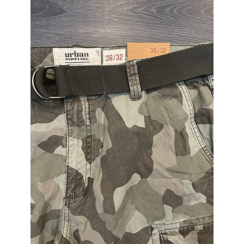 Urban Pipeline Men's Camo Cargo Pants 36x32 EUC